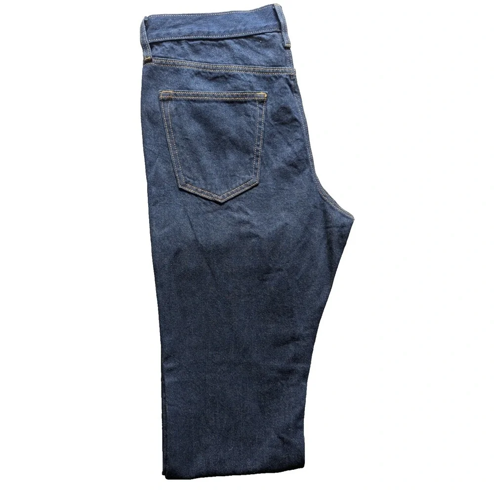 Old Navy good bucket rigid Straight dark blue wash 33x32, new with out tags